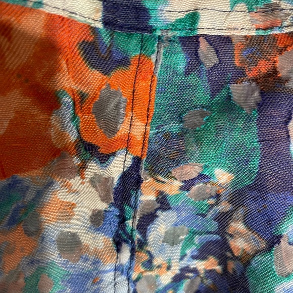 Ruby Rd Sheer Lace Floral Blouse size 18 Boho Hippie Vintage Y2K Artistic - Picture 11 of 13